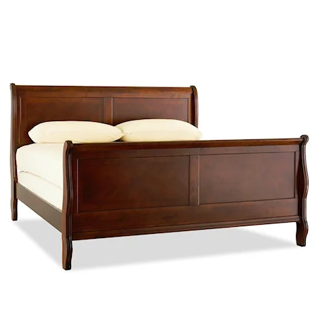 King Size Panel Headboard Footboard Bed